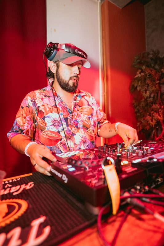 Blase Soundlot behind the decks