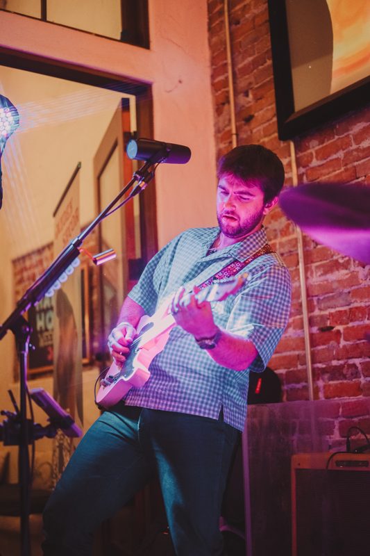 Jayden Secor on guitar