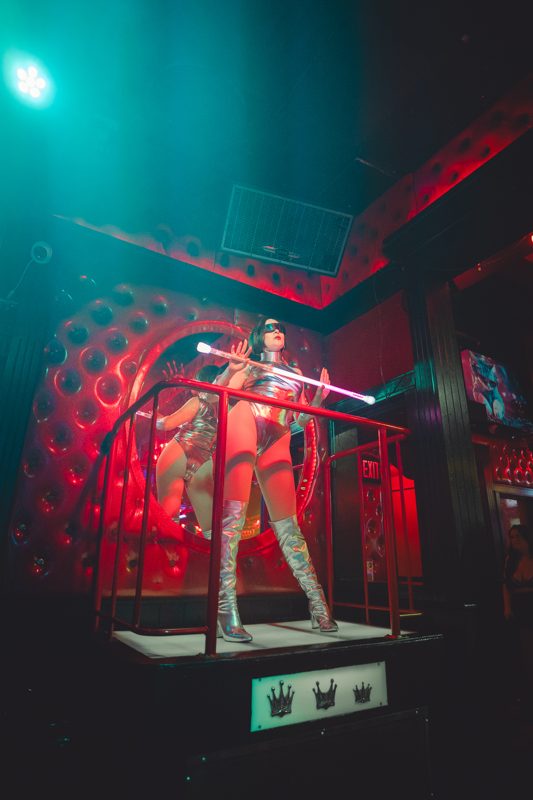 Jessie Moore performing